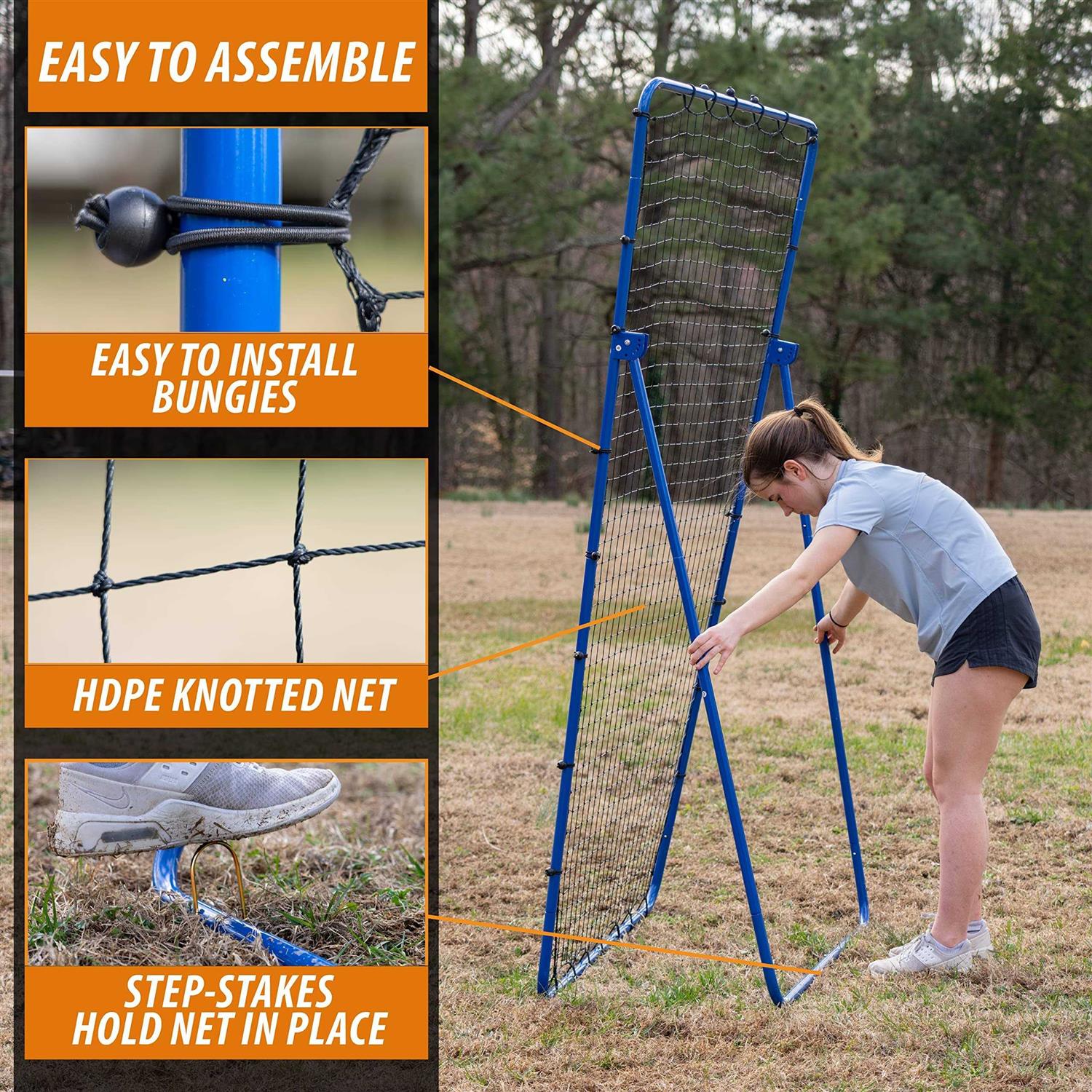 ANYTHING SPORTS 4x7 FT Volleyball Rebounder - Image 5