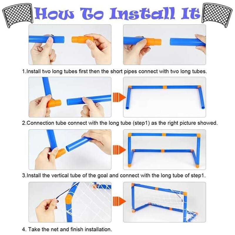 Nazano 3-in-1 Hover Hockey Soccer Ball Kids Toys Set Led Lights Floating Air Football - Image 2