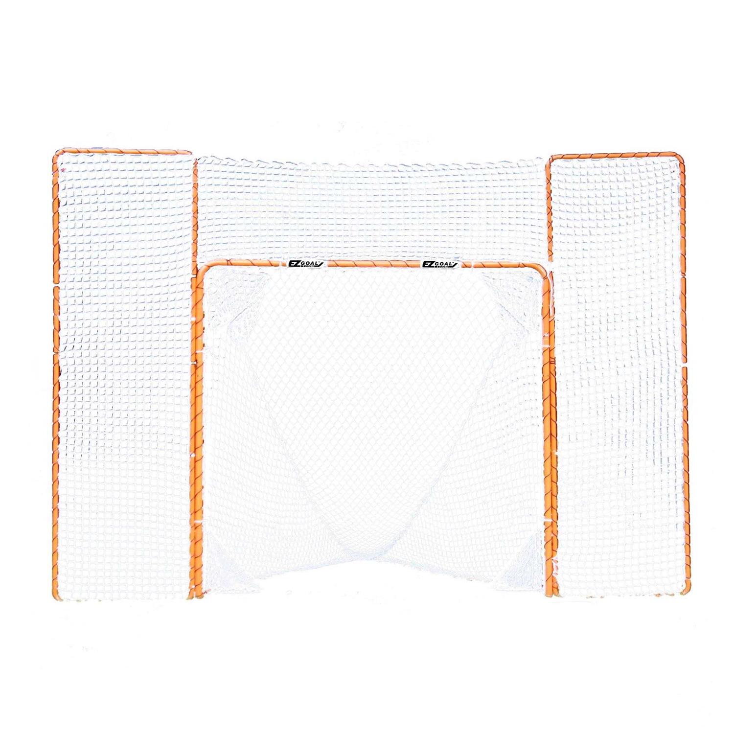 EZGoal Lacrosse Folding Goal with Backstop and Targets