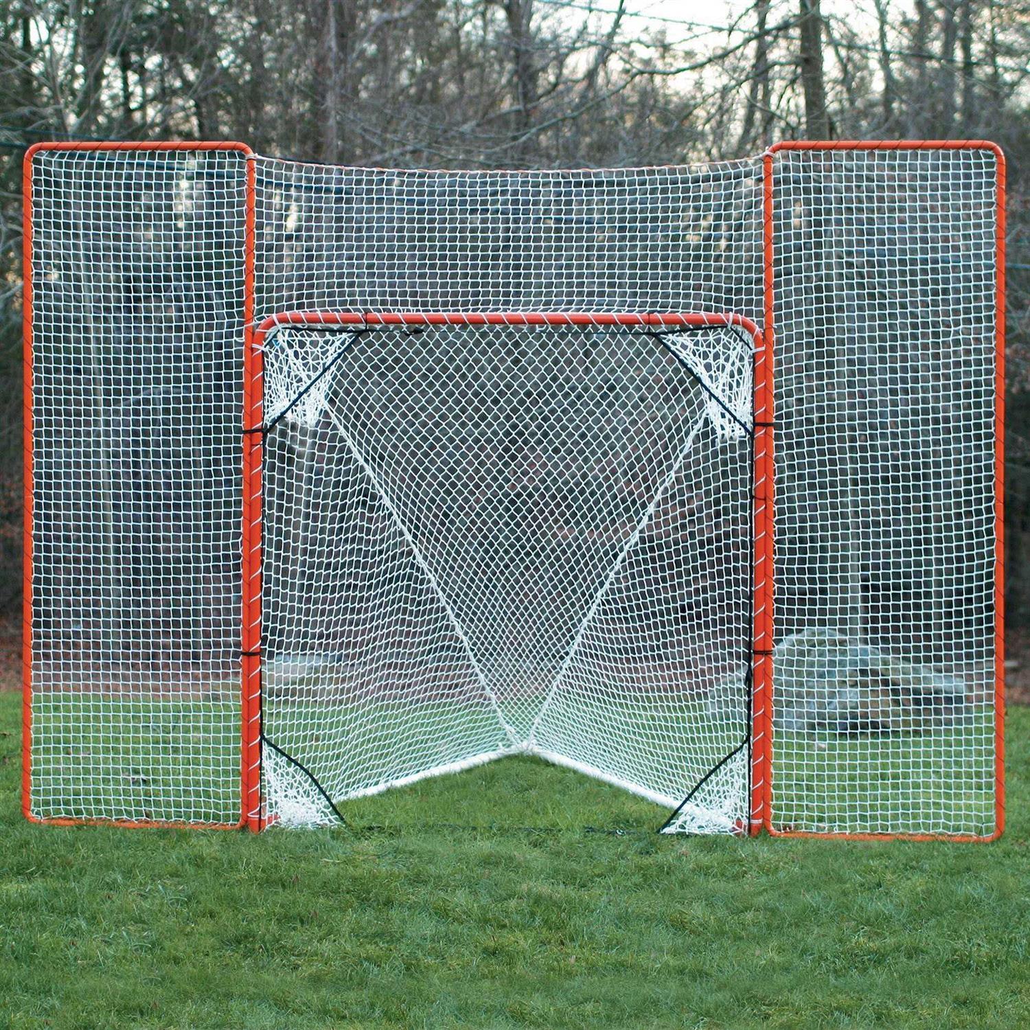 EZGoal Lacrosse Folding Goal with Backstop and Targets - Image 2