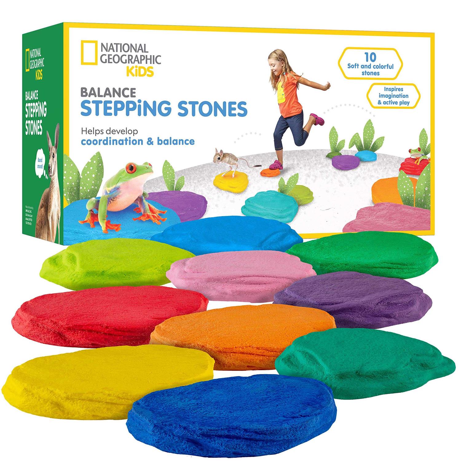 National Geographic Stepping Stones for Kids 10 Soft Durable