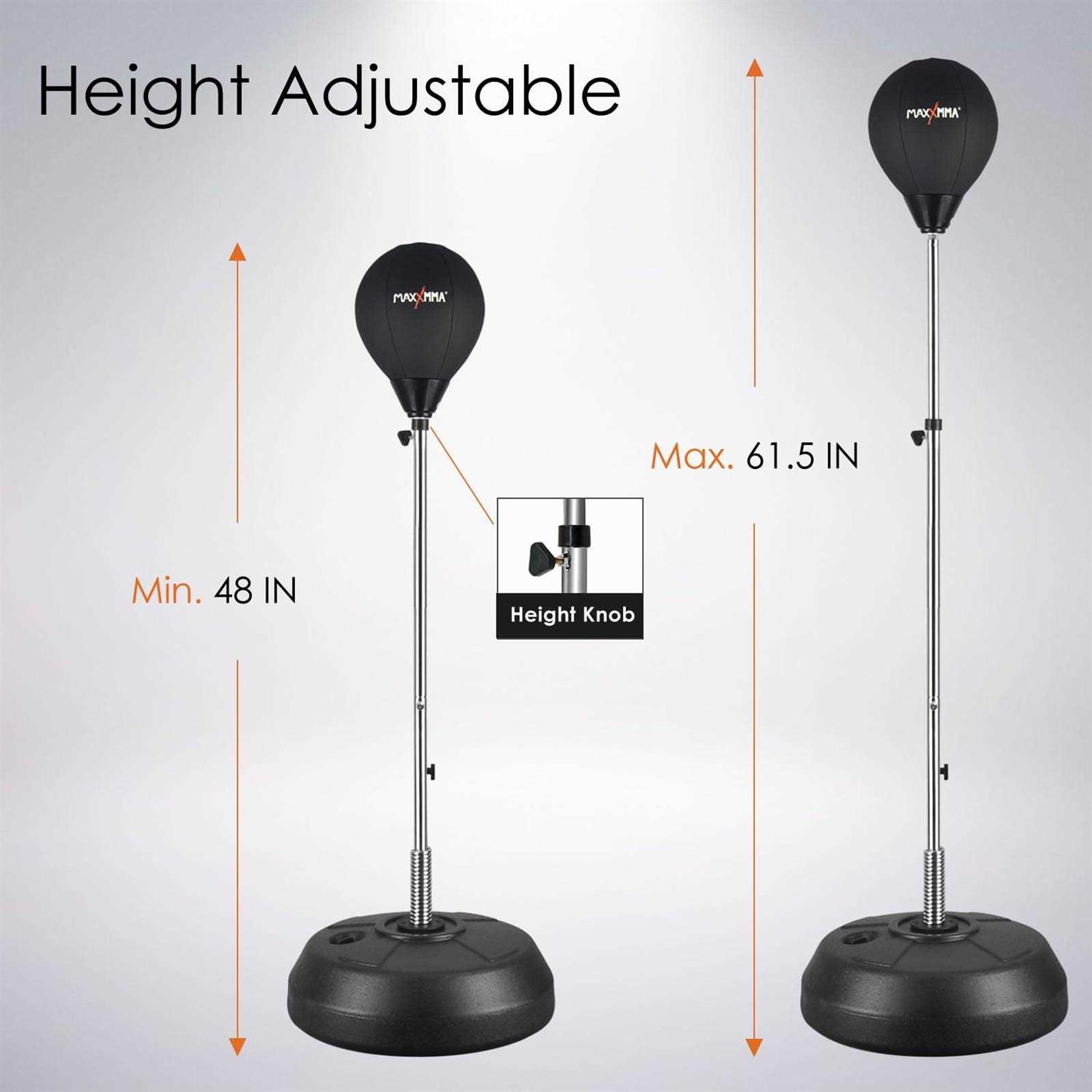 MaxxMMA Speed-Adjustable Freestanding Reflex Bag Kit - Image 3