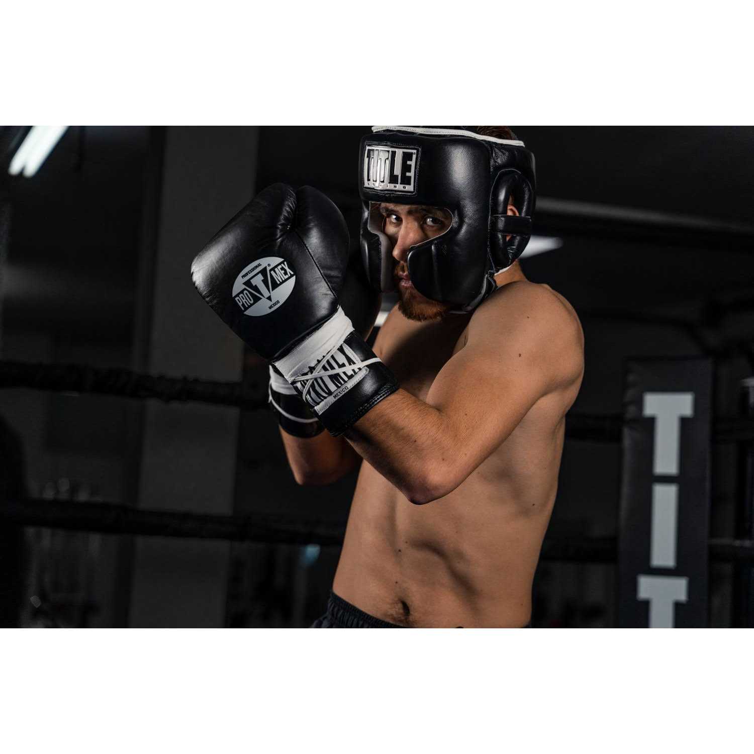 Title Boxing Leather Training Sparring Headgear - Image 5