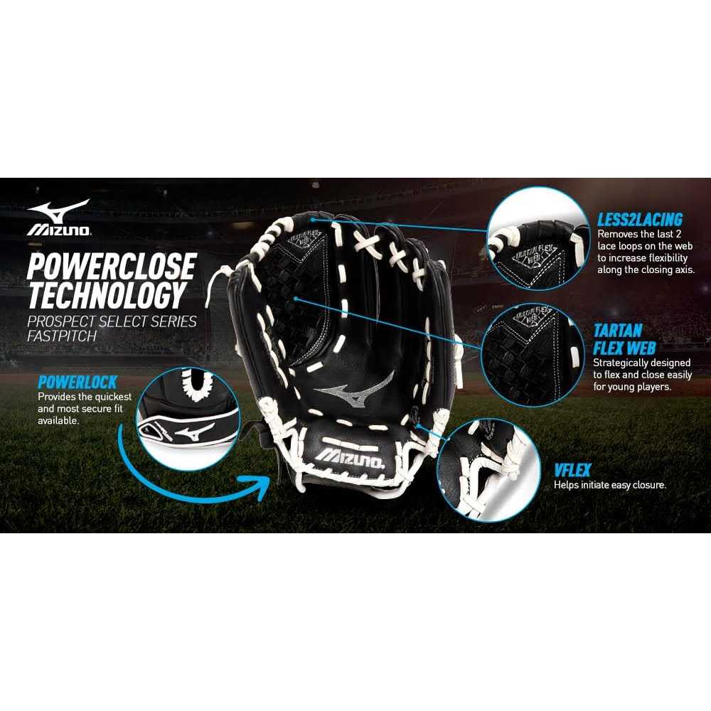Mizuno Prospect Select Series Fastpitch Softball Glove 12.5 - Image 4