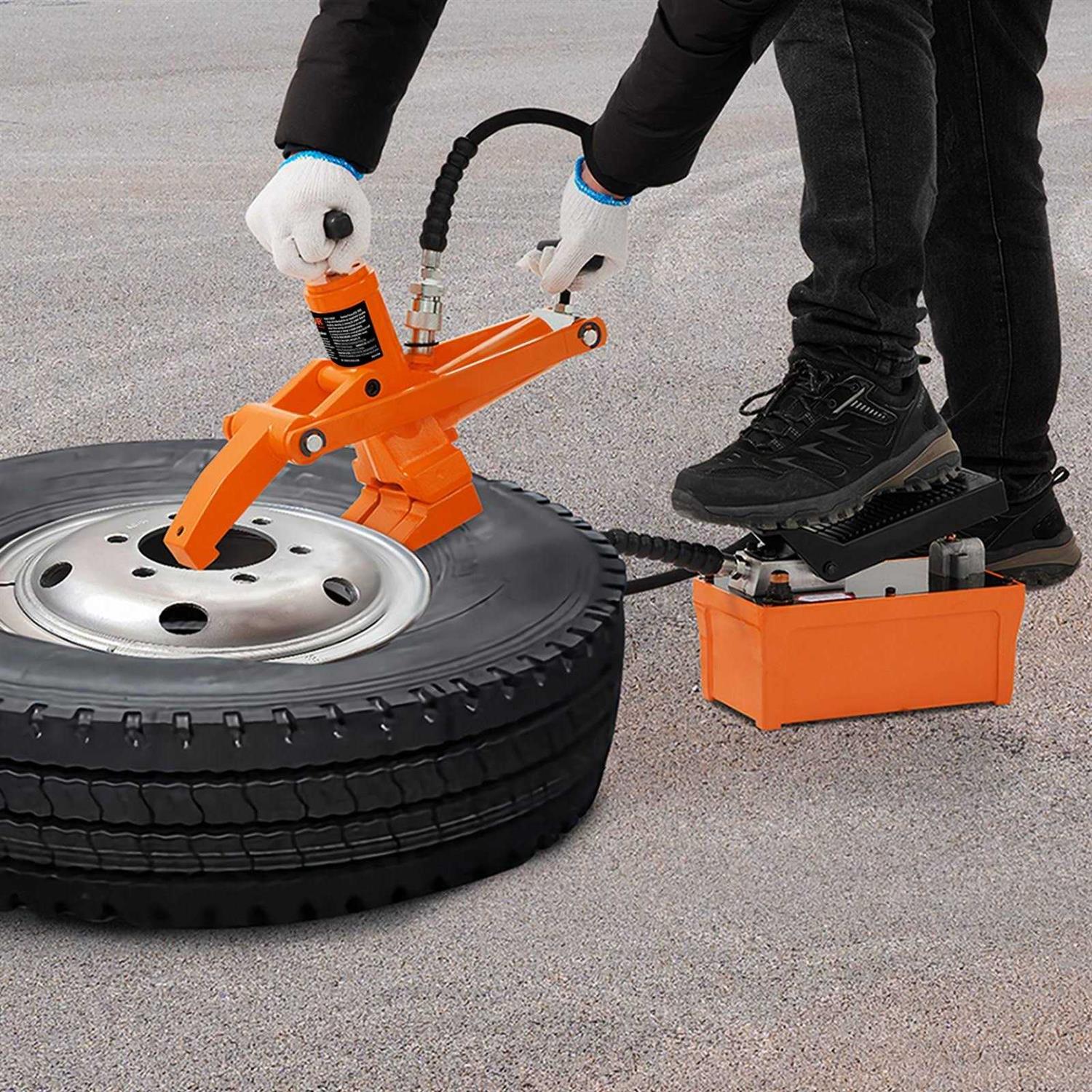 VEVOR Hydraulic Bead Breaker 10000 PSI Tire Bead Breaker with Metal Foot Pump - Image 3