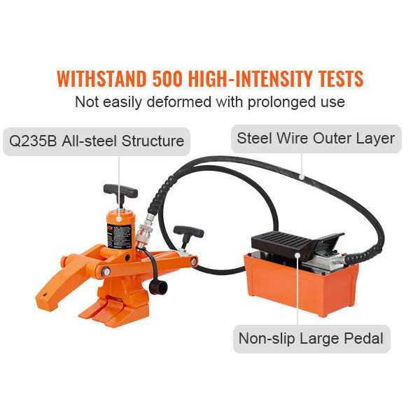 VEVOR Hydraulic Bead Breaker 10000 PSI Tire Bead Breaker with Metal Foot Pump - Image 5