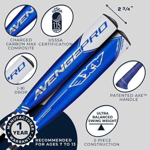 Axe Bat 2023 Avenge Pro USSSA Baseball Bat - Image 5