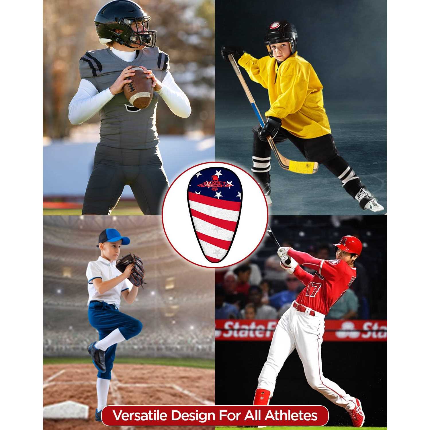 Exxact Sports Lightweight Athletic Cup Mens & Boys with Soft Rim Comfort for Superior Support - Image 5