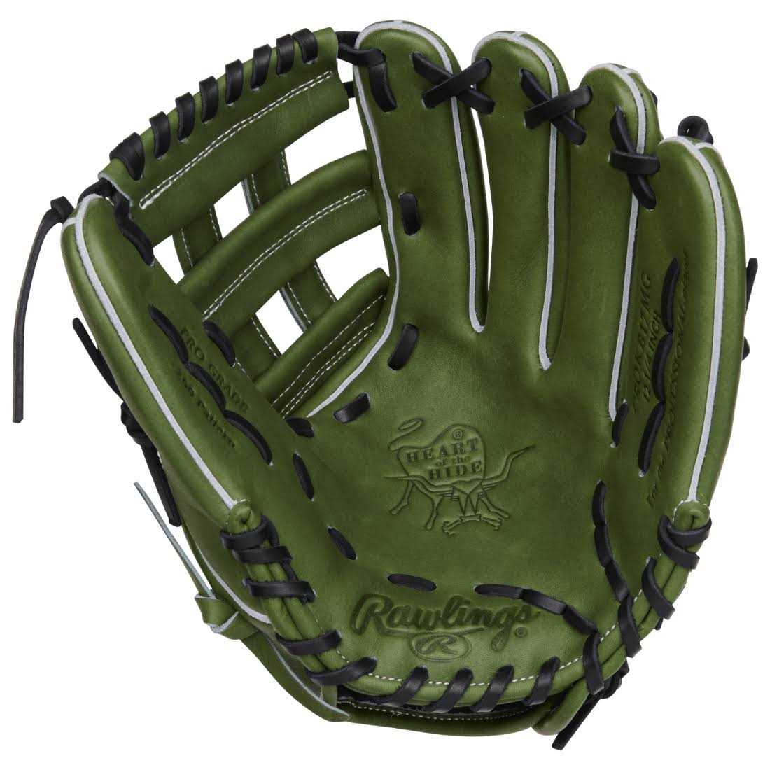 Rawlings Heart of the Hide Military Green Baseball - Image 3