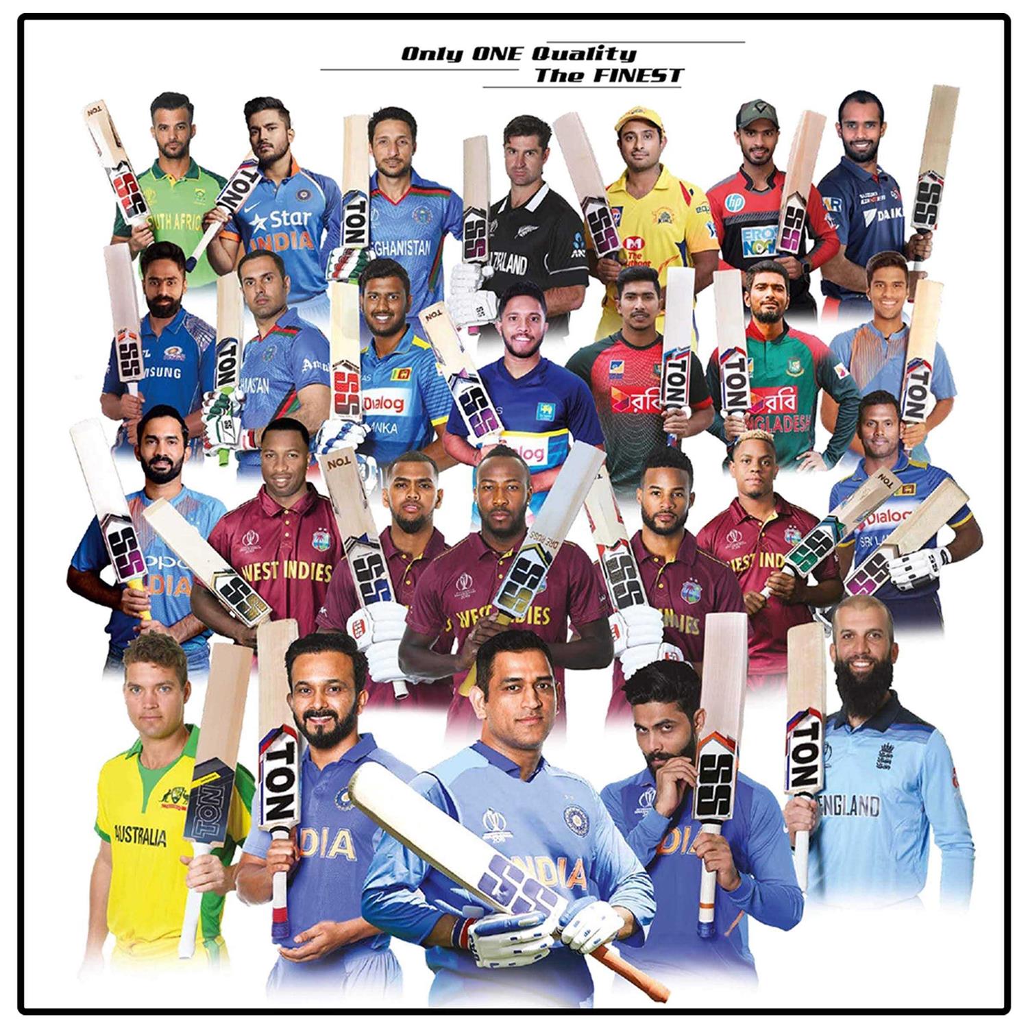 SS Kashmir Willow Leather Ball Cricket Bat Exclusive Cricket Bat for Adult Full Size with Full Protection Cover - Image 3