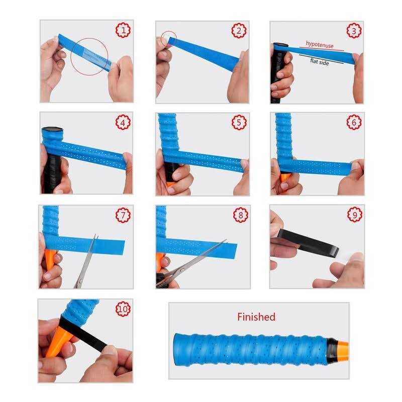 Senston New Racket Grip Anti Slip Perforated Super Absorbent Tennis Overgrip Badminton Overgrip Pickleball Overgrip.5 Pack - Image 5