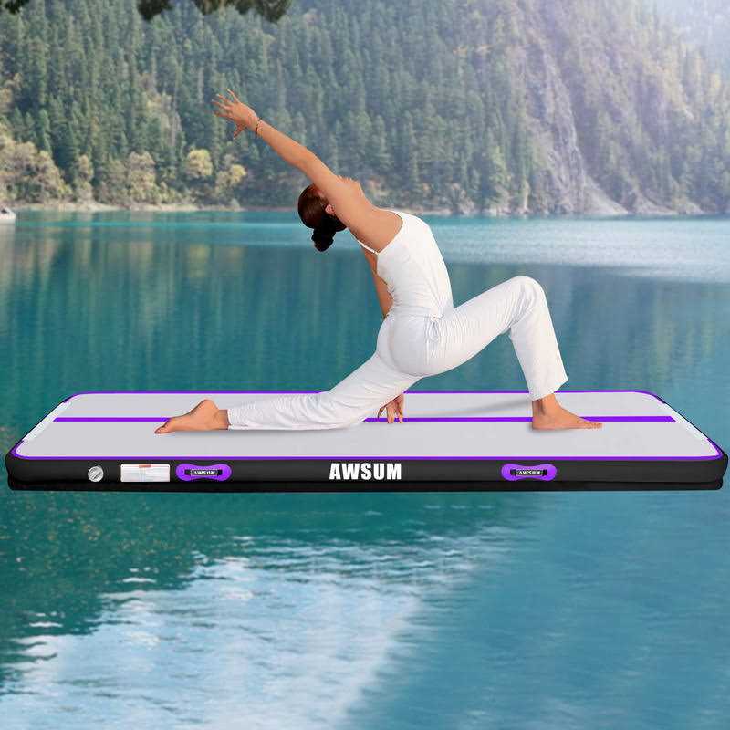 AWSUM Inflatable Air Gymnastics Mat 10ft 13ft 16ft Training Mat Thick Electric Pump for Home/Gym - Image 3
