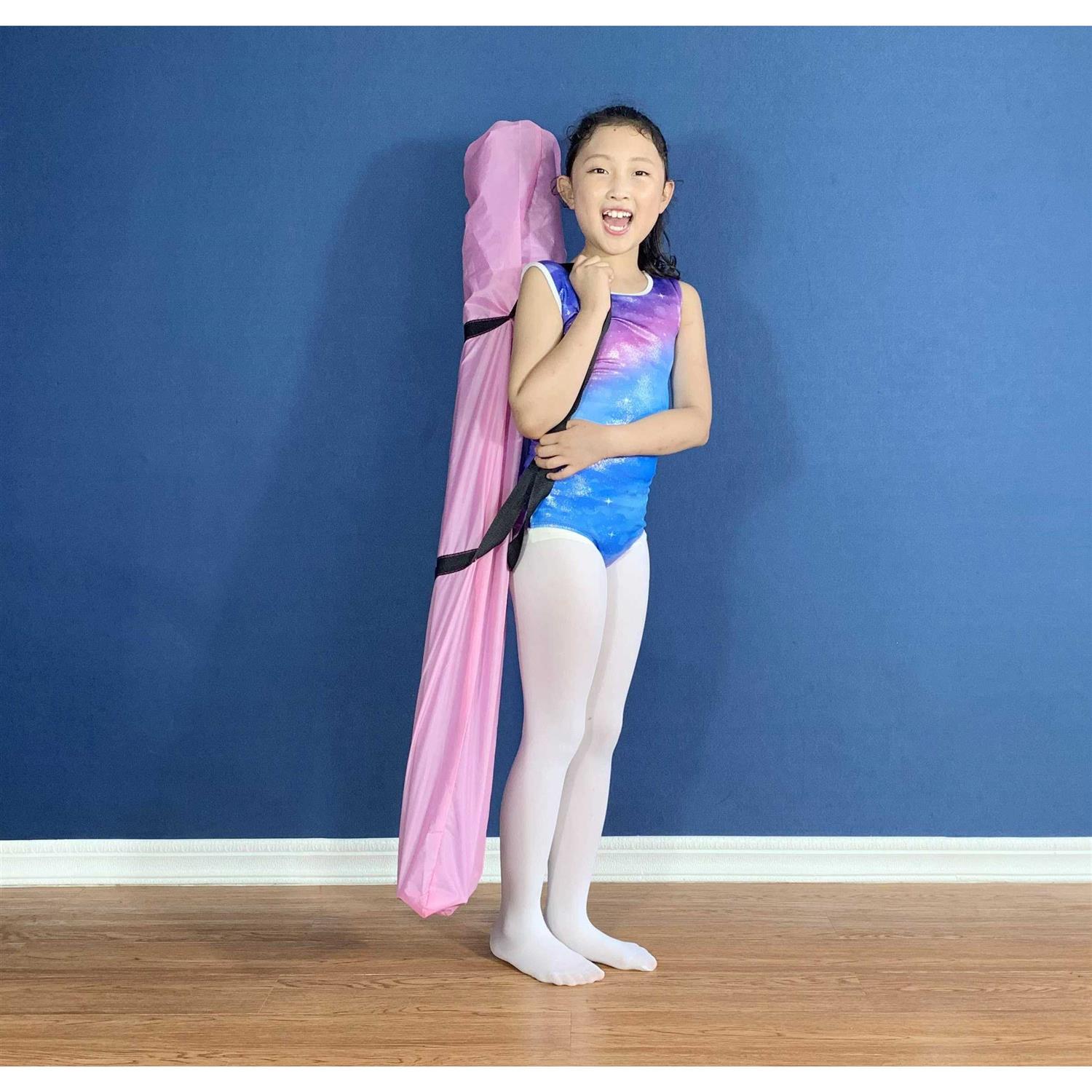 Fc Funcheer 8FT Folding Gymnastic Beam,Wood Core Anti-Slip Bottom With Carrying Handle - Image 2