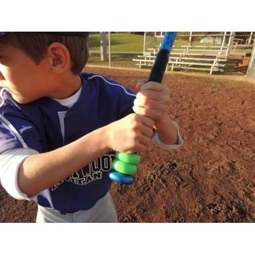 Grippi Ring Bat Grip Choke Up Rings for Youth Baseball, Tee Ball and Softball - Image 3