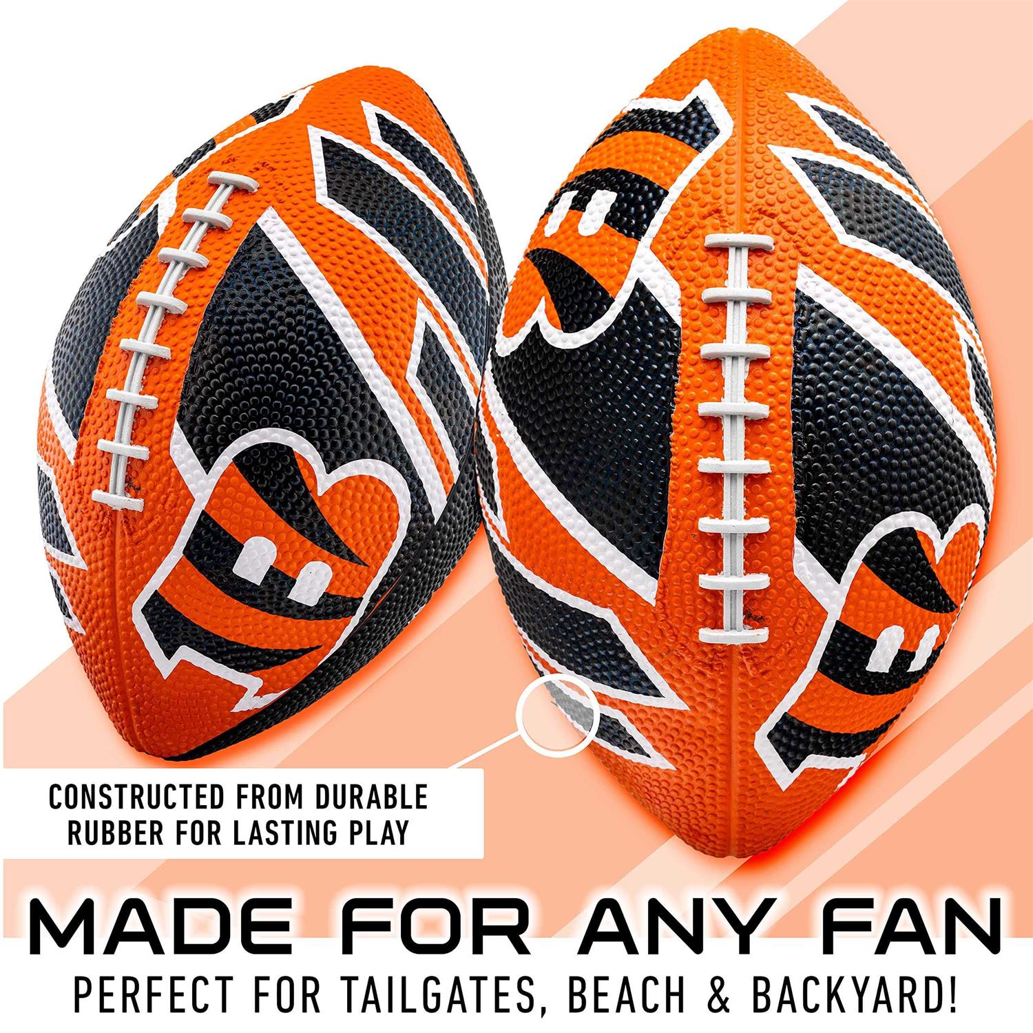Franklin Sports NFL Football Youth Football Mini 8.5 Rubber Football - Image 4