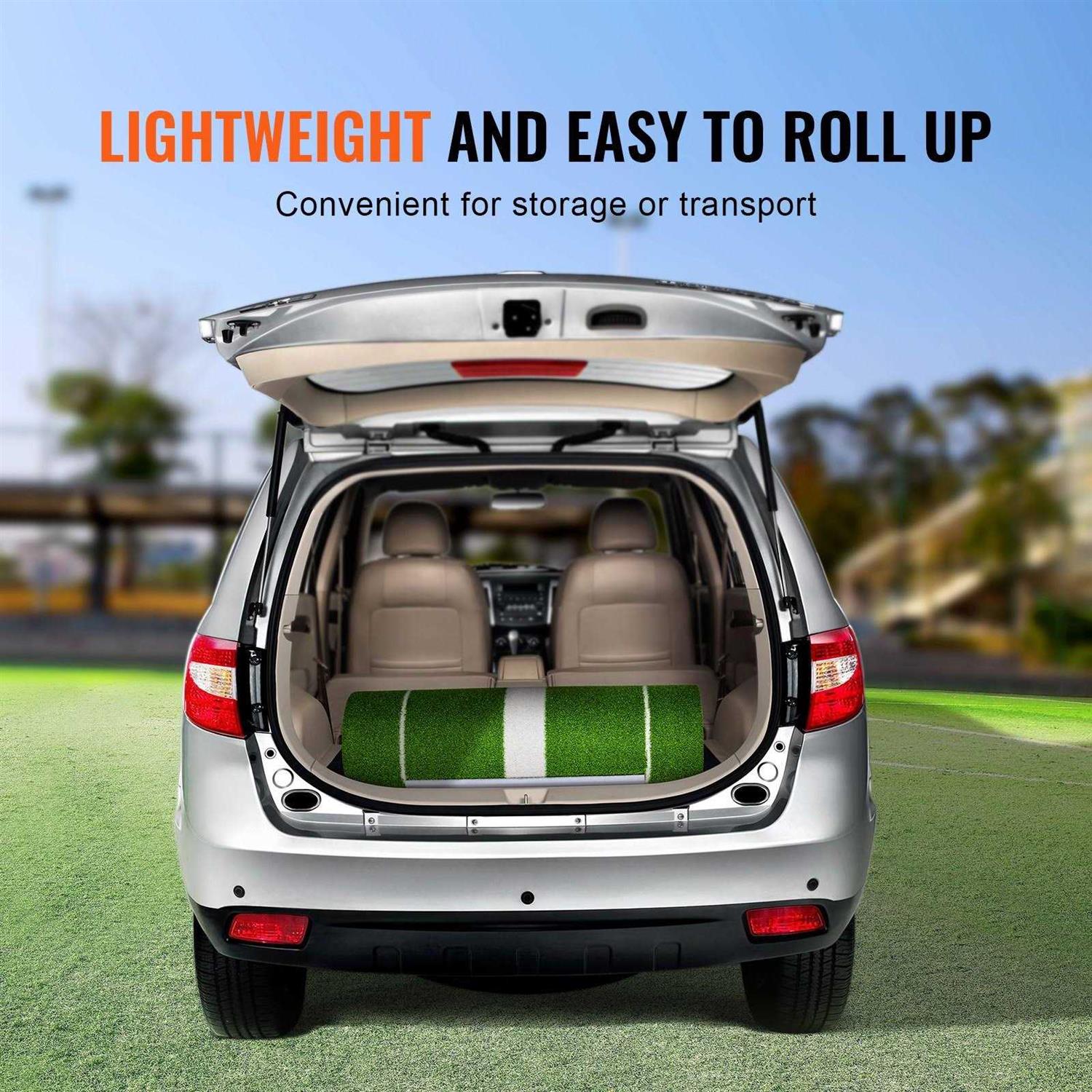 VEVOR 10 x 3 ft. Softball Antislip Antifade Rubber Training Aid Pitch Practice Softball Pitching Mat for Indoor & Outdoor - Image 5