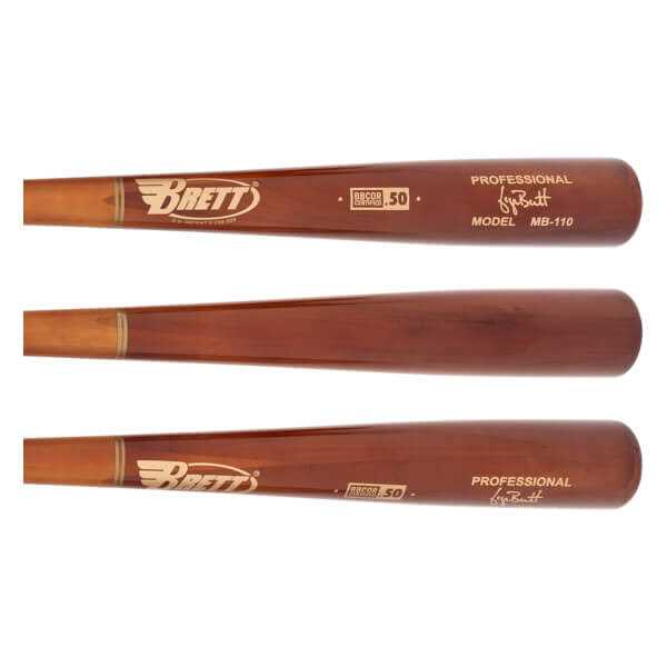 Brett Bros. Maple/Bamboo Wood BBCOR Baseball Bat - Image 3