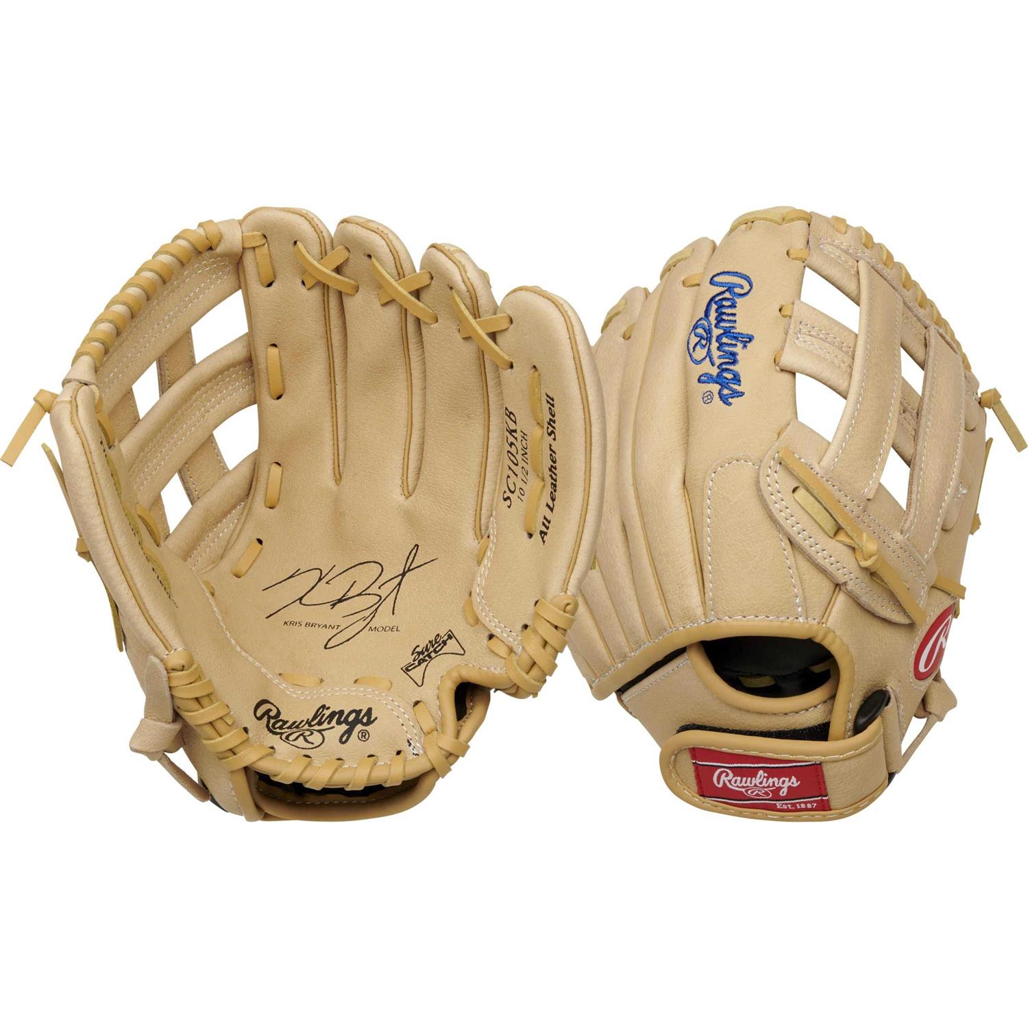 Rawlings 10.5 Sure Catch Kris Bryant Youth Baseball Glove