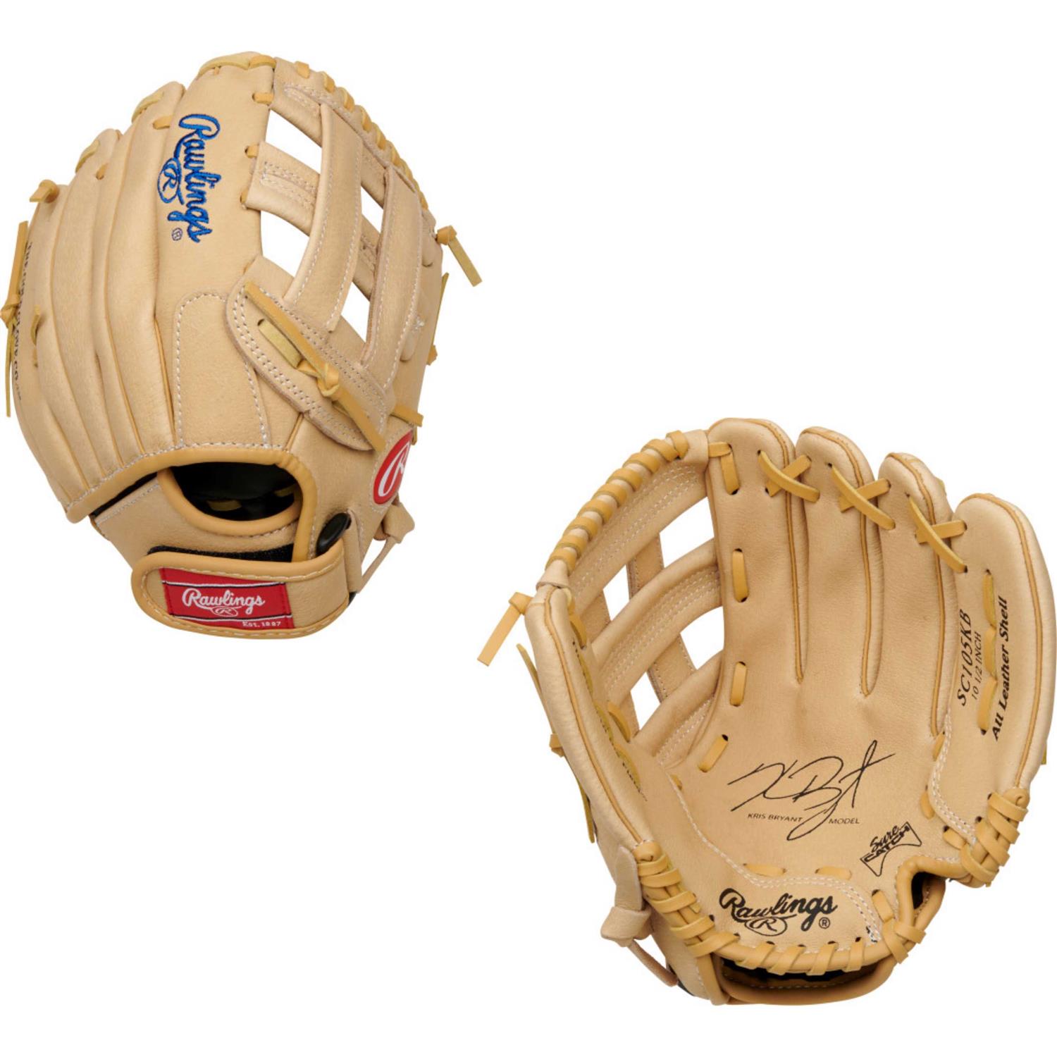 Rawlings 10.5 Sure Catch Kris Bryant Youth Baseball Glove - Image 2