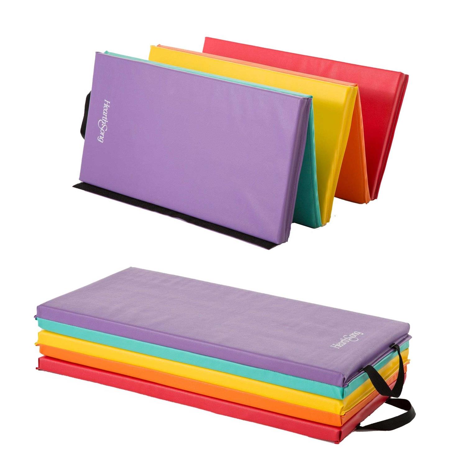HearthSong 5-Panel Folding Gymnastics Tumbling Mat - Image 2