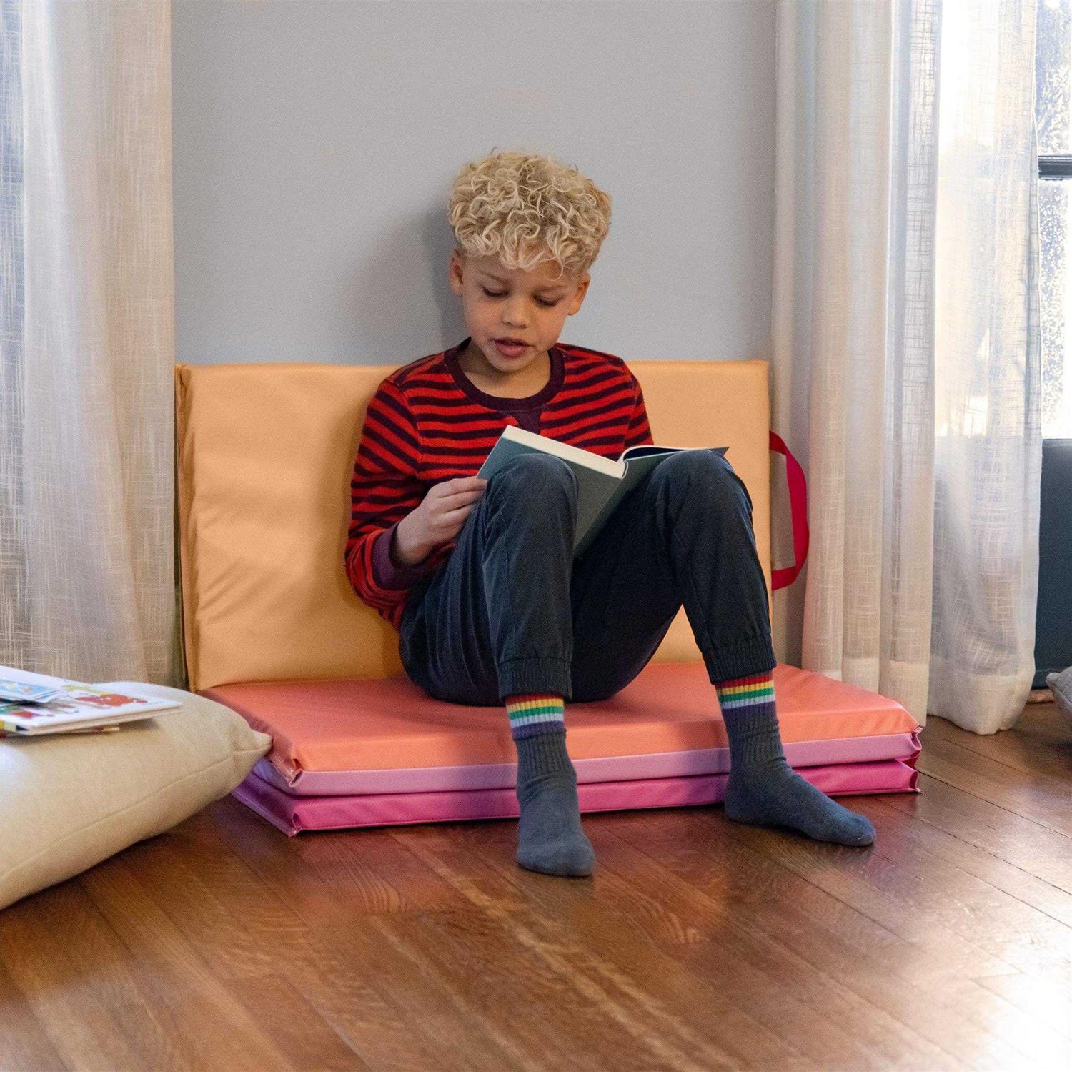 HearthSong 5-Panel Folding Gymnastics Tumbling Mat - Image 5