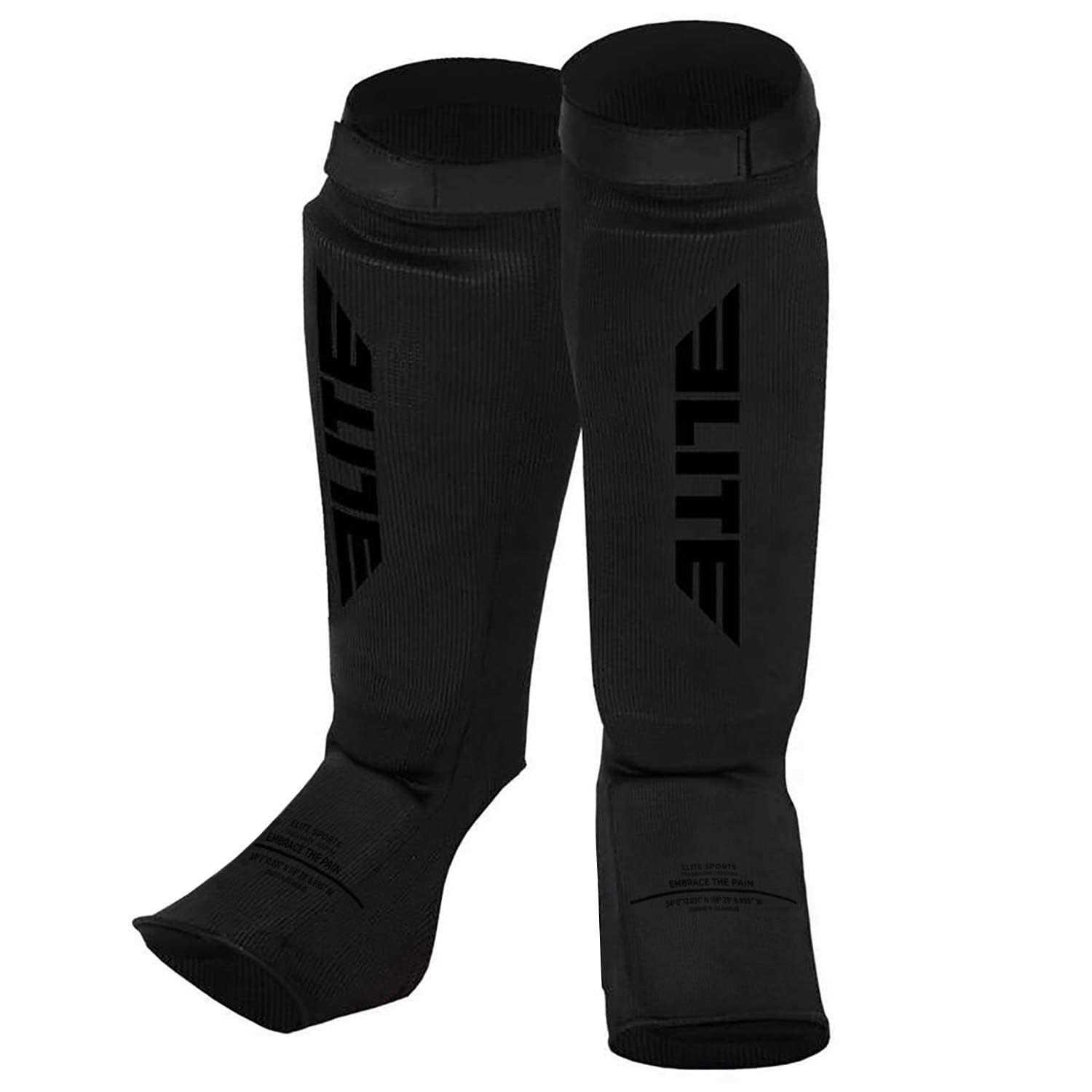 Muay Thai MMA Kickboxing shin Guards Elite Sports Instep Guard Sparring Protective Leg shin Kick Pads for Adults - Image 2
