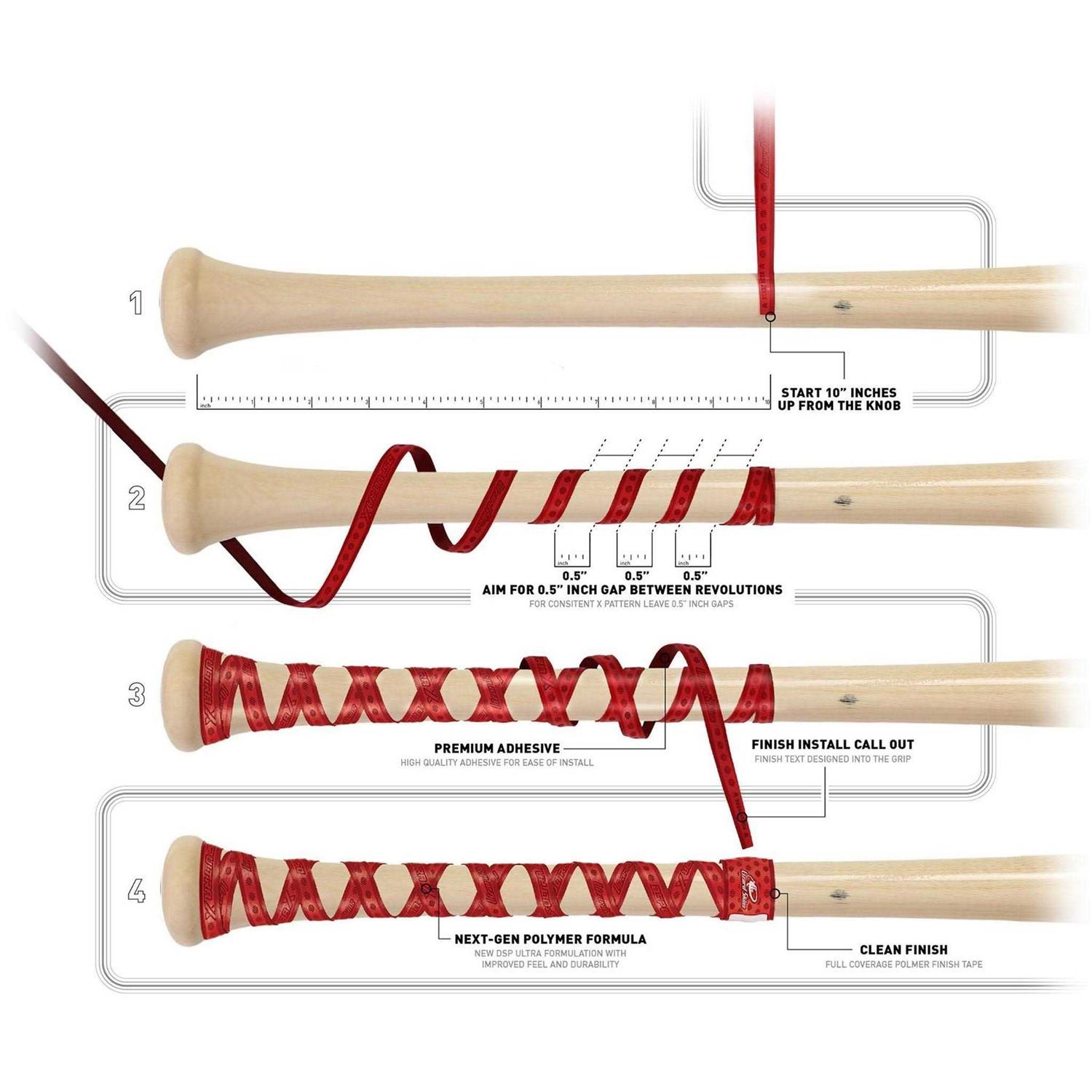 Lizard Skins DSP Ultra X Bat Grip - Image 5