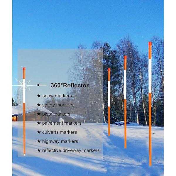 Fibermarker Reflective Driveway Markers 5/16-Inch Dia Driveway Poles - Image 2
