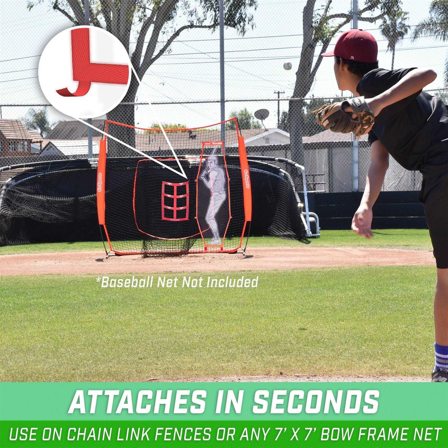 GoSports Xtraman Batter Target & Strike Zone Baseball & Softball Pitching Kit - Image 3