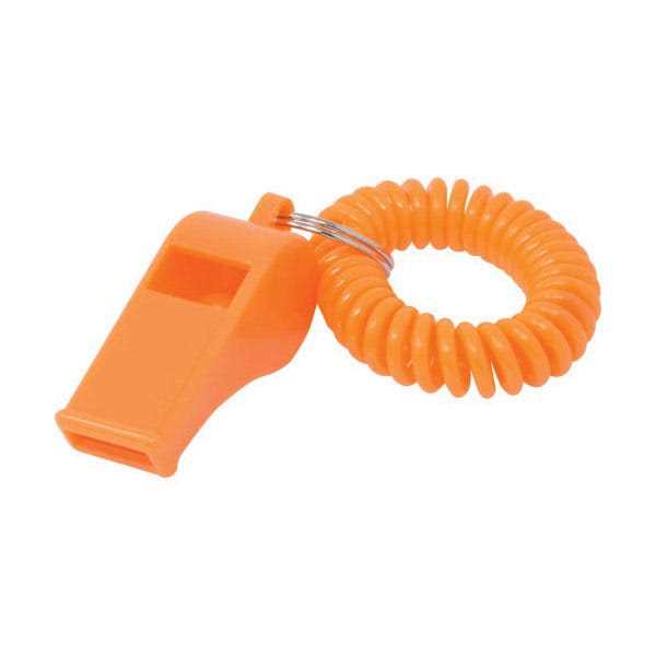 Hillman Plastic/Metal Sporting Whistle Wrist Coil Key Chain Assorted 701428 - Image 2