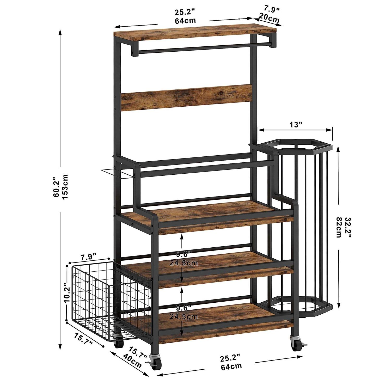Ironck Dumbbell Rack with Ball Cage, Gym Storage for Kettlebells Yoga Mat, with Hooks and Wheels - Image 4
