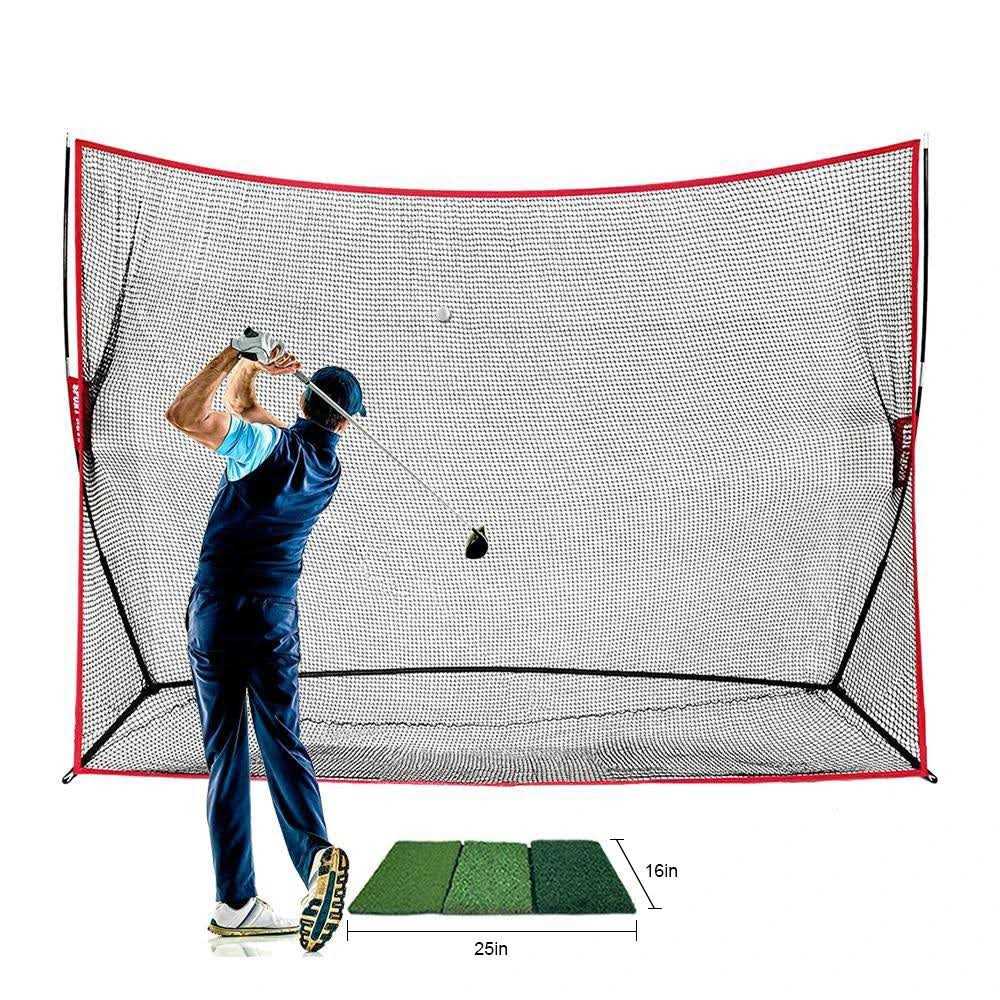 Lesmart Golf Practice Net and Mat Golf Net for Garage