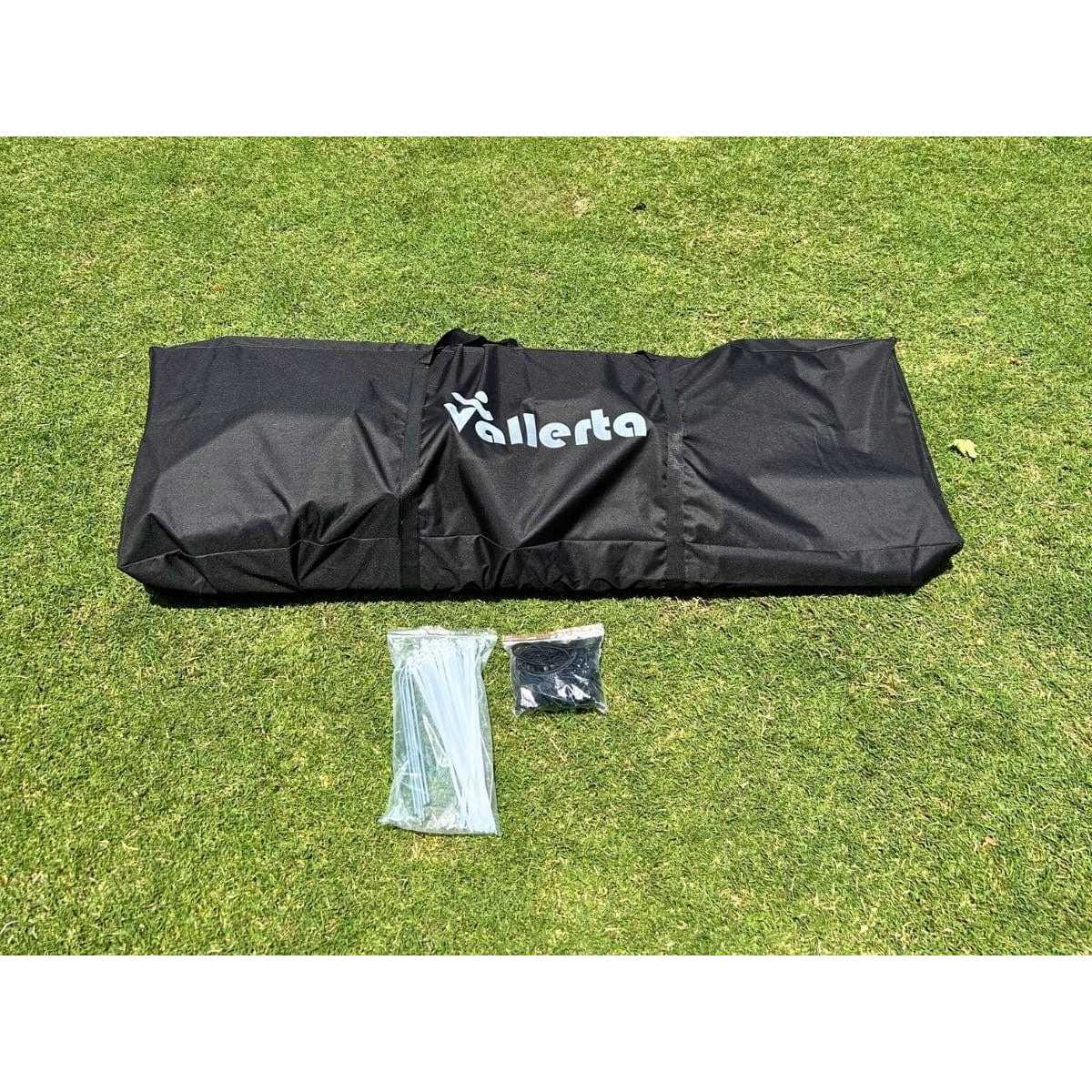 Vallerta Premier Portable 6 Ft Ayso Youth Regulation Size Soccer Goal. 62MM Diameter Heavy Duty PVC Frame w/Weatherproof 4mm Net. Practice - Image 4