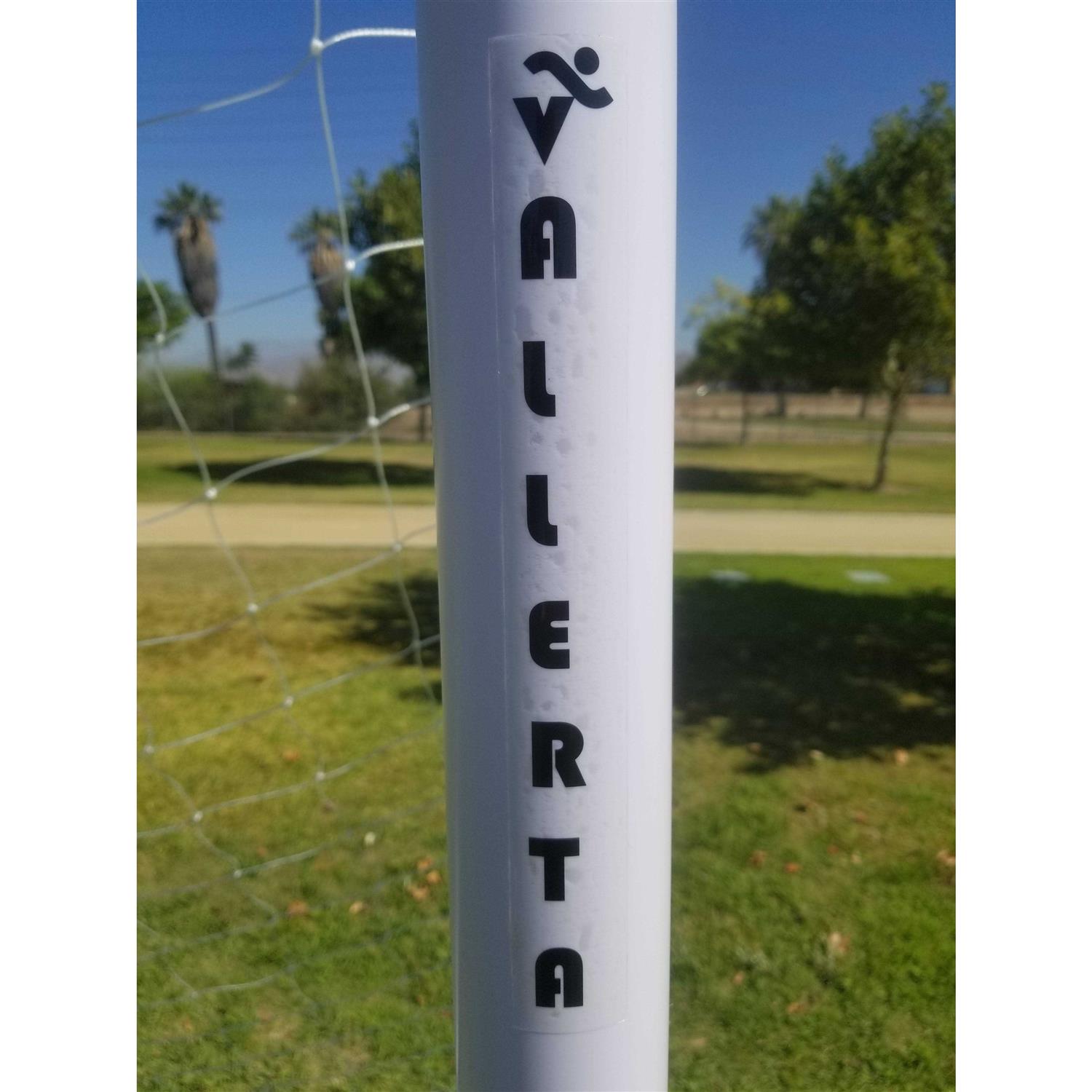 Vallerta Premier Portable 6 Ft Ayso Youth Regulation Size Soccer Goal. 62MM Diameter Heavy Duty PVC Frame w/Weatherproof 4mm Net. Practice - Image 5