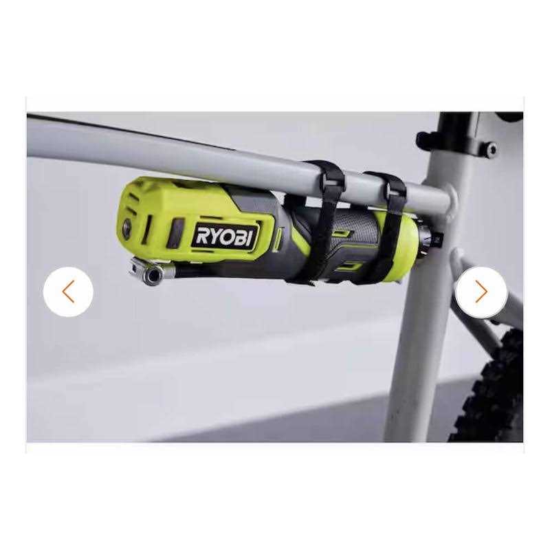 Ryobi USB Lithium Cordless High Pressure Portable Inflator Kit with 2.0 Ah USB Lithium Battery and Charging Cable - Image 4