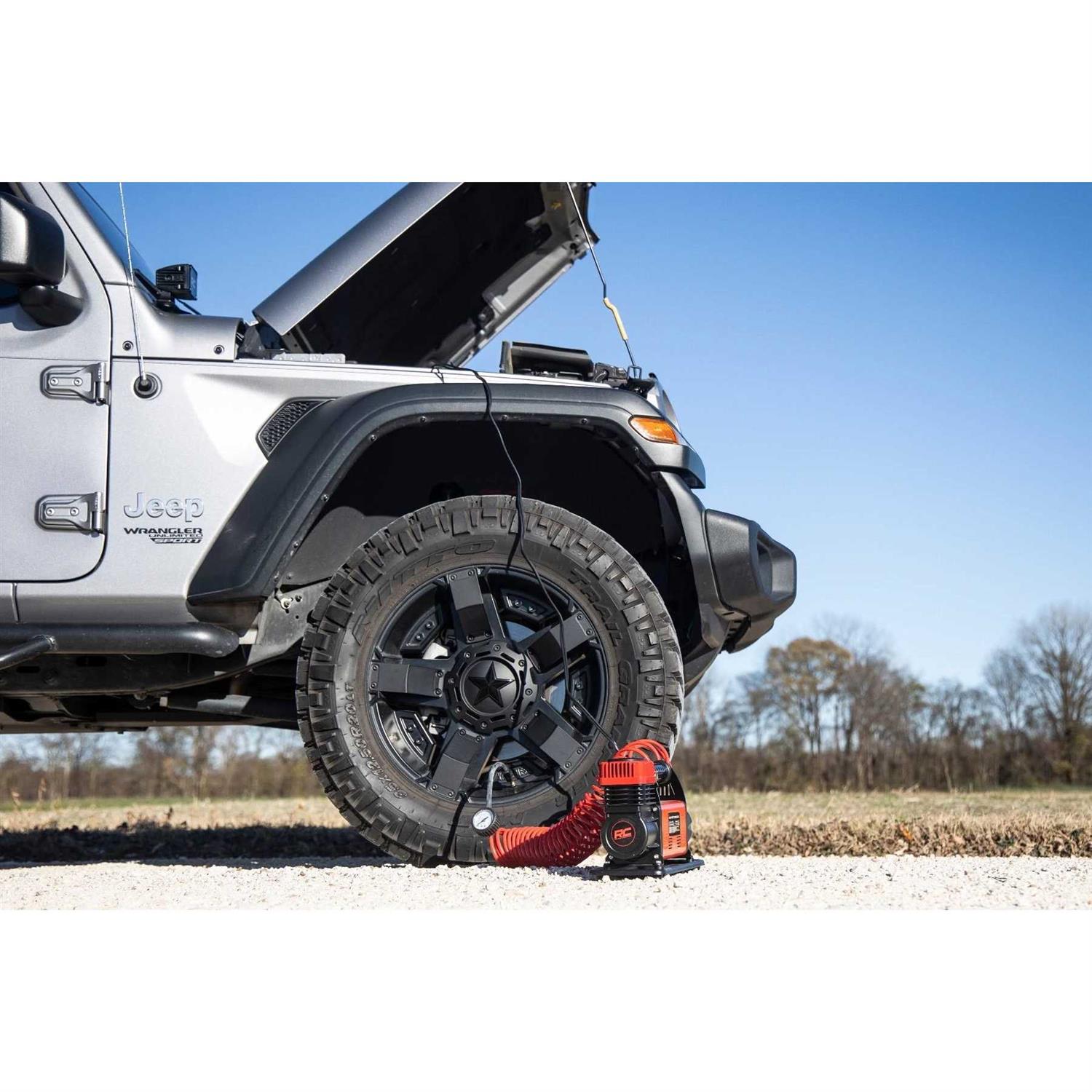 Air Compressor w/Carrying Case Rough Country RS200 - Image 5