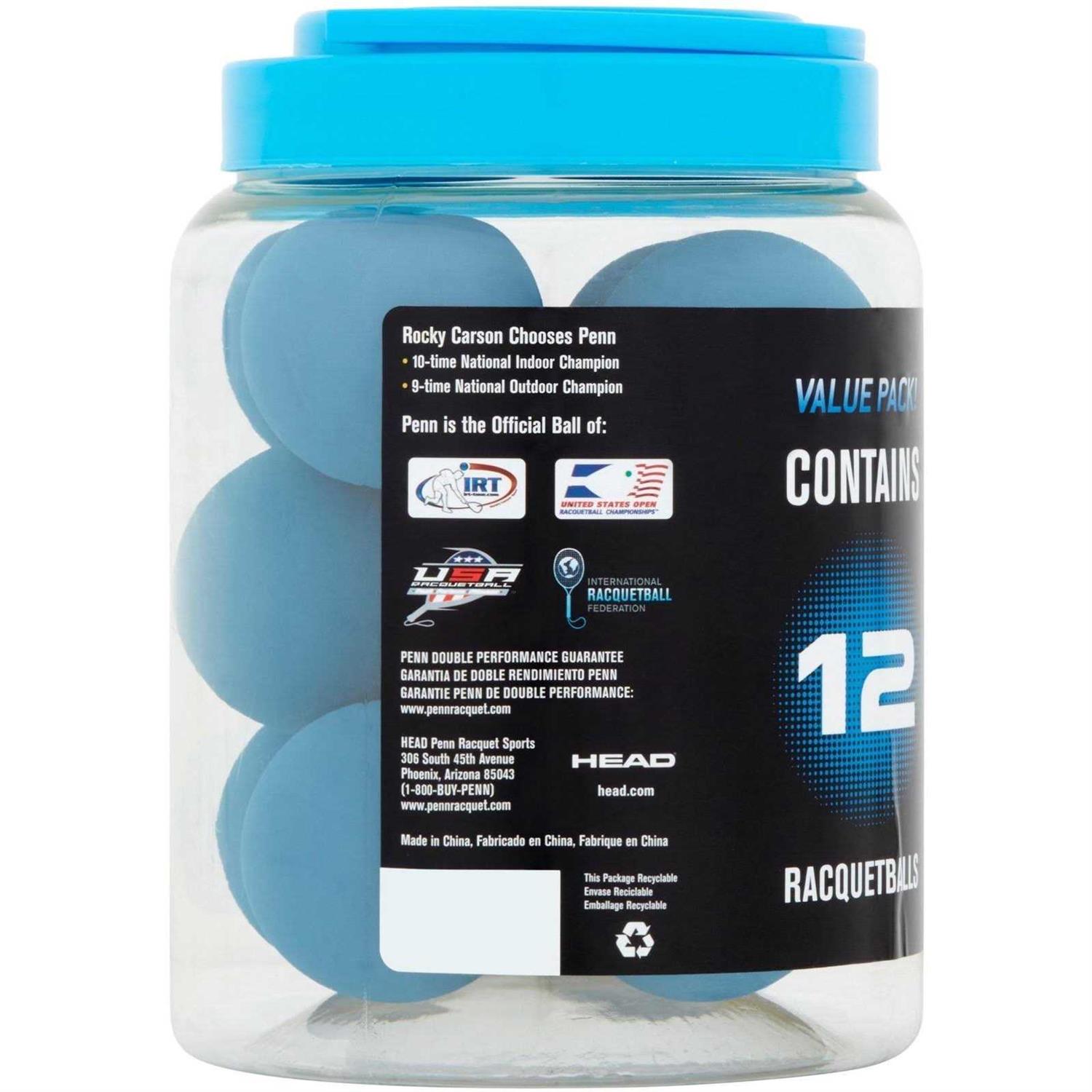 Penn Ultra Blue Racquetballs - Image 2