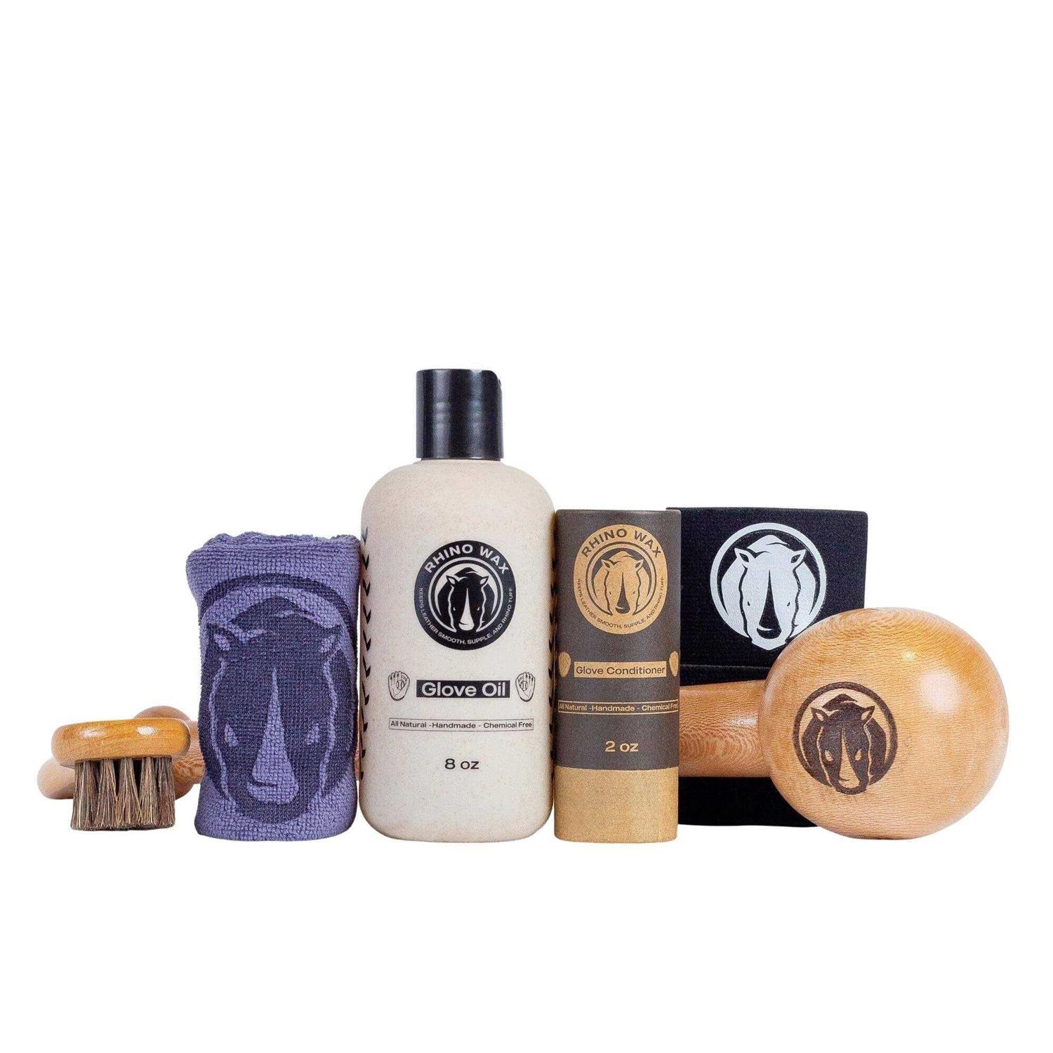 Rhino Wax Baseball Glove Ultimate Break In Kit Includes Baseball Glove Oil