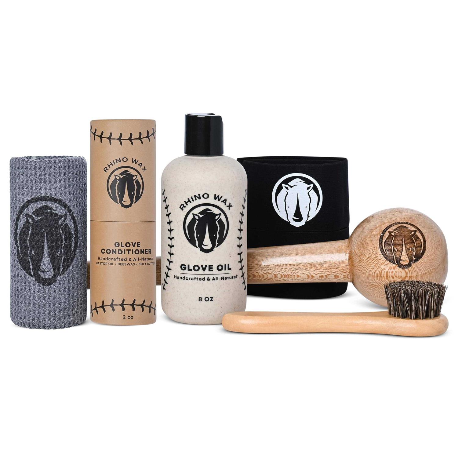 Rhino Wax Baseball Glove Ultimate Break In Kit Includes Baseball Glove Oil - Image 4