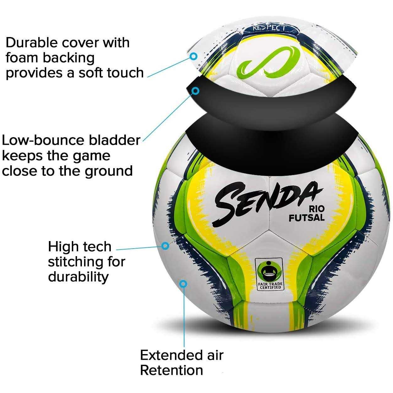 Senda Rio Match Futsal Ball - Image 3
