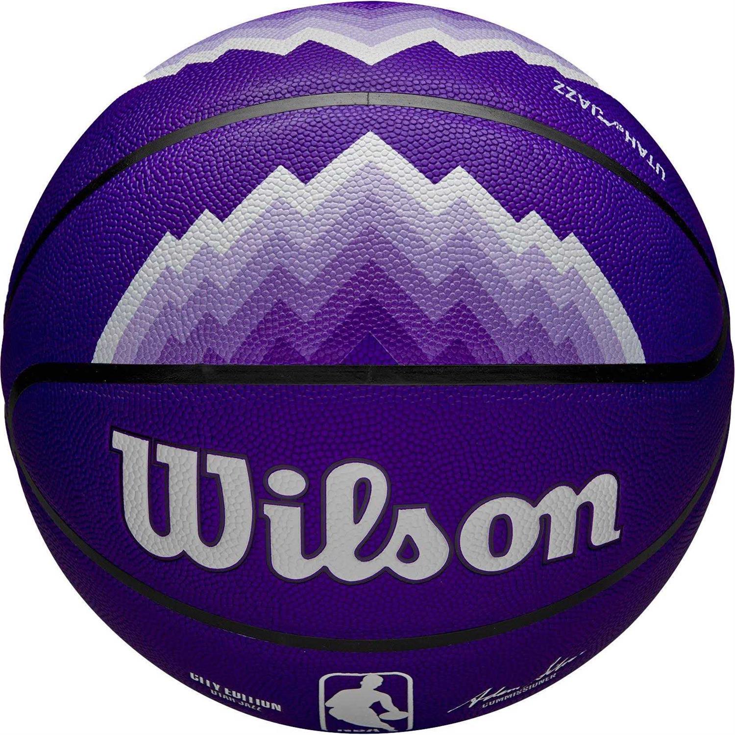 Wilson Utah Jazz 2023/24 City Edition Collector's Basketball - Image 5