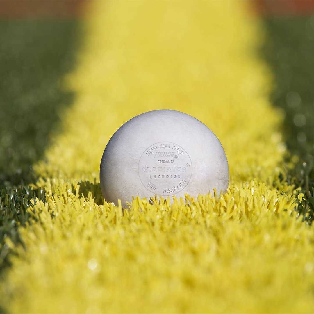 Gladiator Lacrosse Single Fully Certified Official Lacrosse Ball – - Image 2