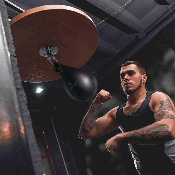 Meister SpeedKills Leather Speed Bag w Lightweight Latex Bladder - Image 3