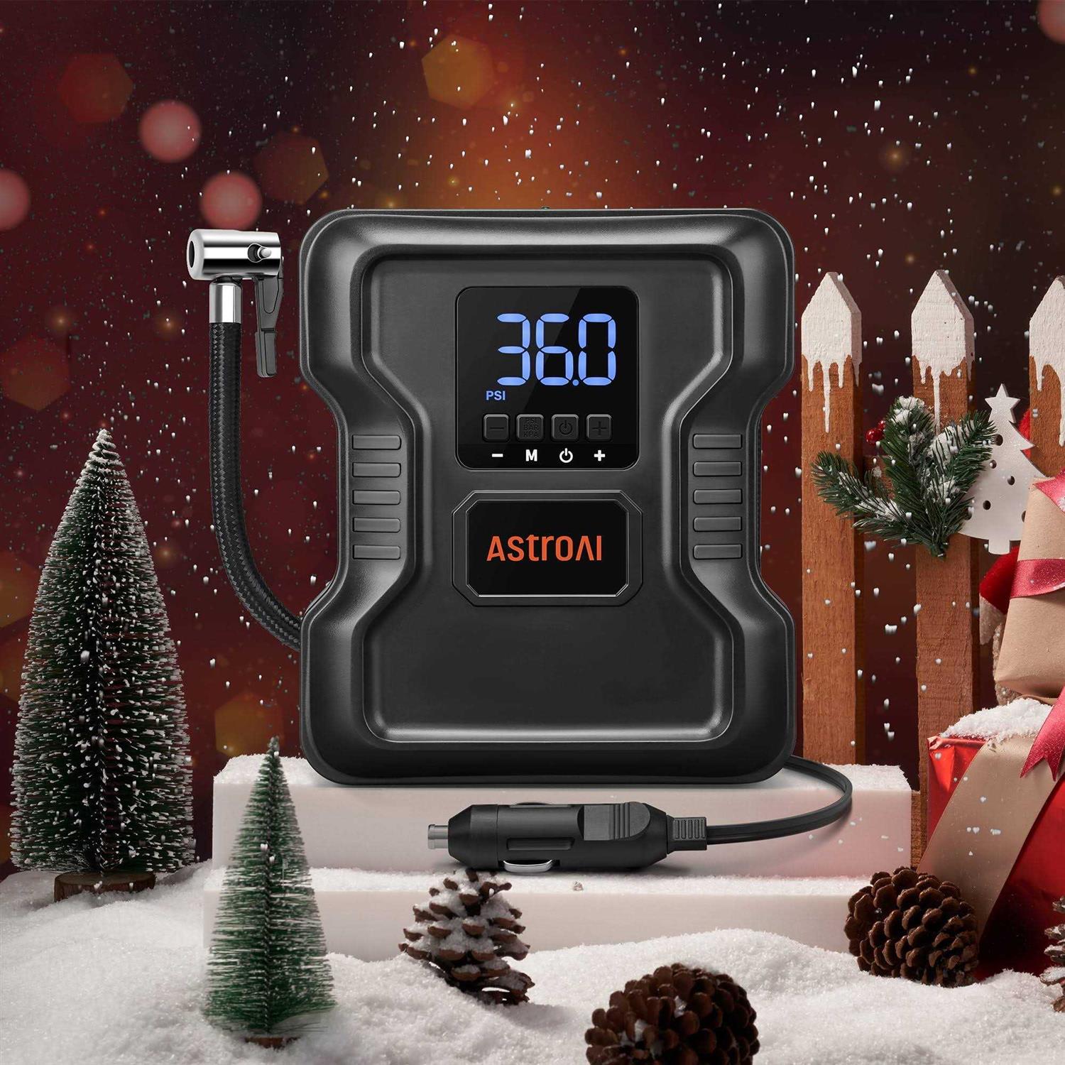 AstroAI 150 PSI Tire Inflator Car Tire Air Pump 12V DC - Image 4