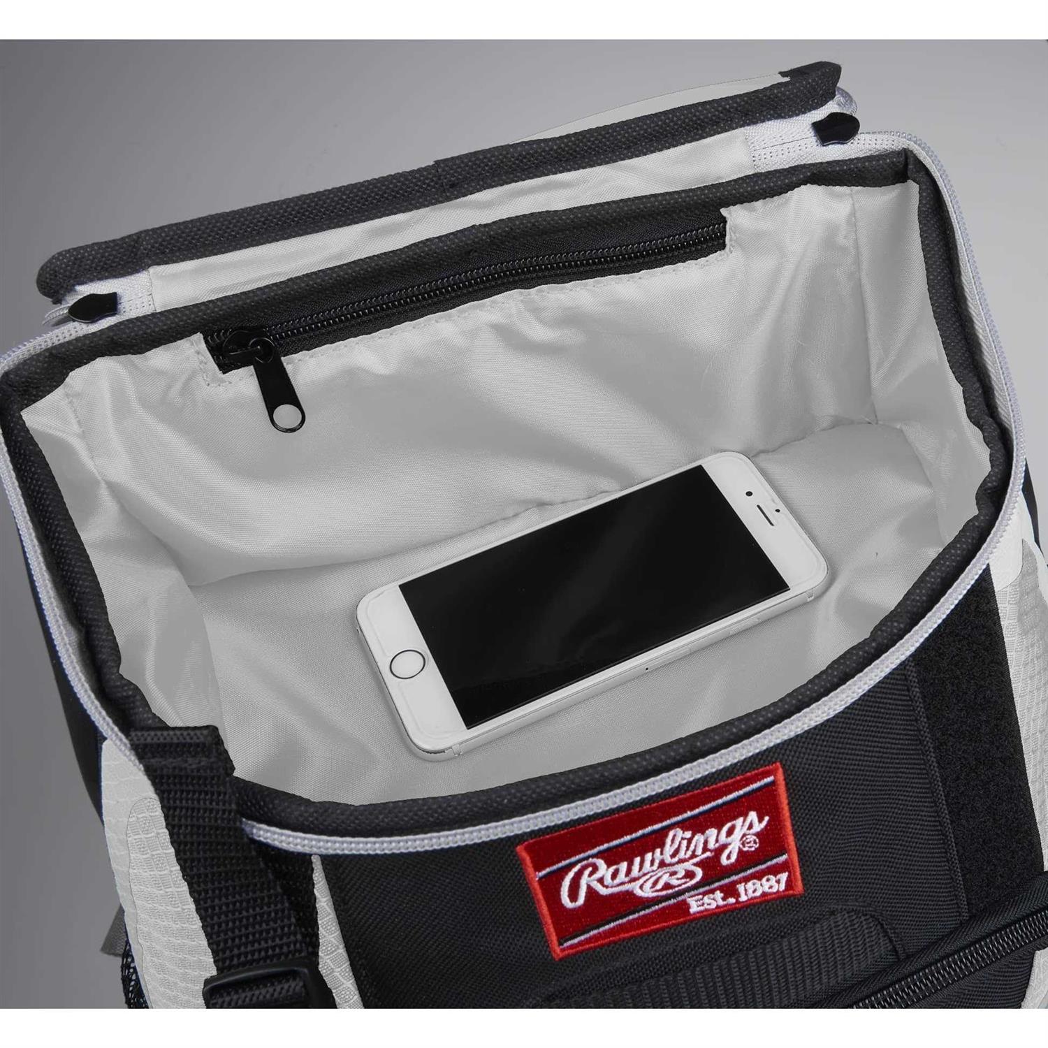 Rawlings R500 Baseball Backpack - Image 4