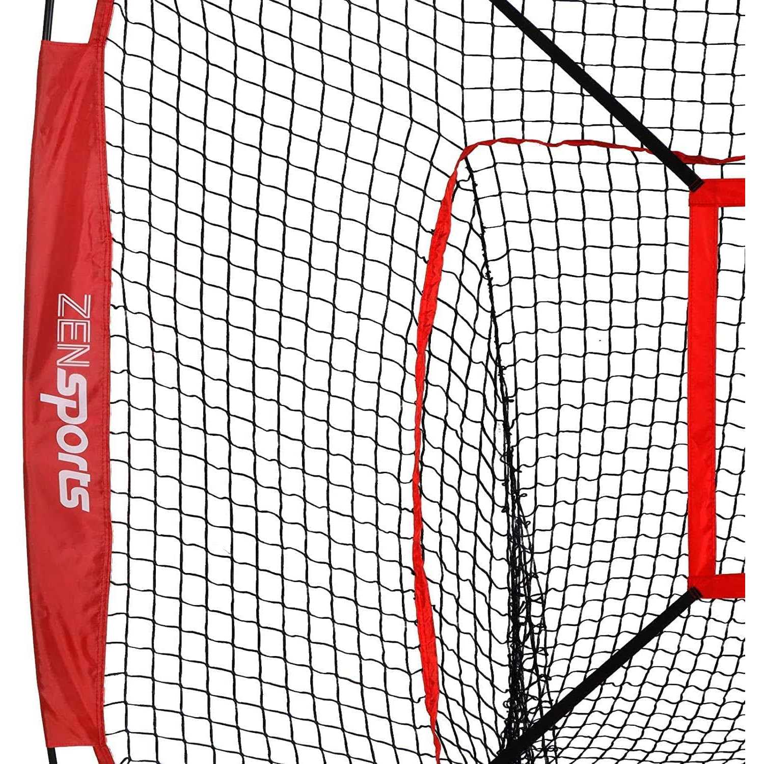 Zenstyle 7'7'Baseball Softball Practice Net with Batting Tee Pratice Hitting Pitching Fielding with Strike Zone Target and Carrying Bag - Image 3