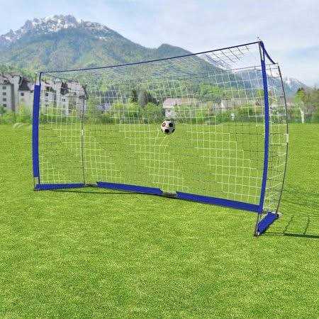 Qhomic 12 x 6 ft Soccer Goal, Portable Soccer Net Sturdy and Durable, with Carry Bag, Folding Soccer Goal for Children and Adults for Training
