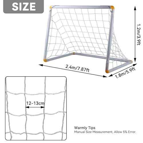 Cyrank Soccer Net Kids Soccer Net for Replacement Goal Net and Soccer Goal Straps - Image 4