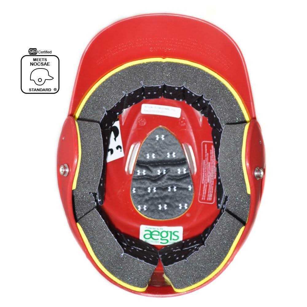 Under Armour Matte Molded Batting Helmet - Image 3