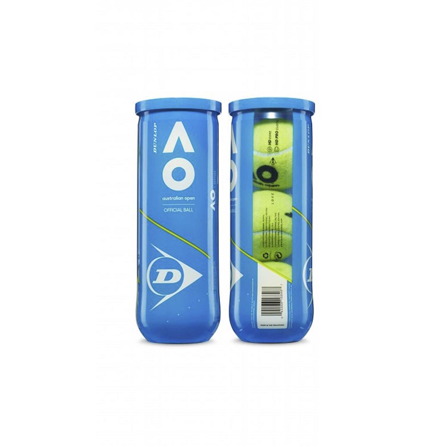 Dunlop Australian Open XD Tennis Ball 24 Can Case - Image 2